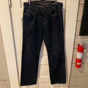 American Eagle Classic Bootcut mens jeans 30x34 dark blue